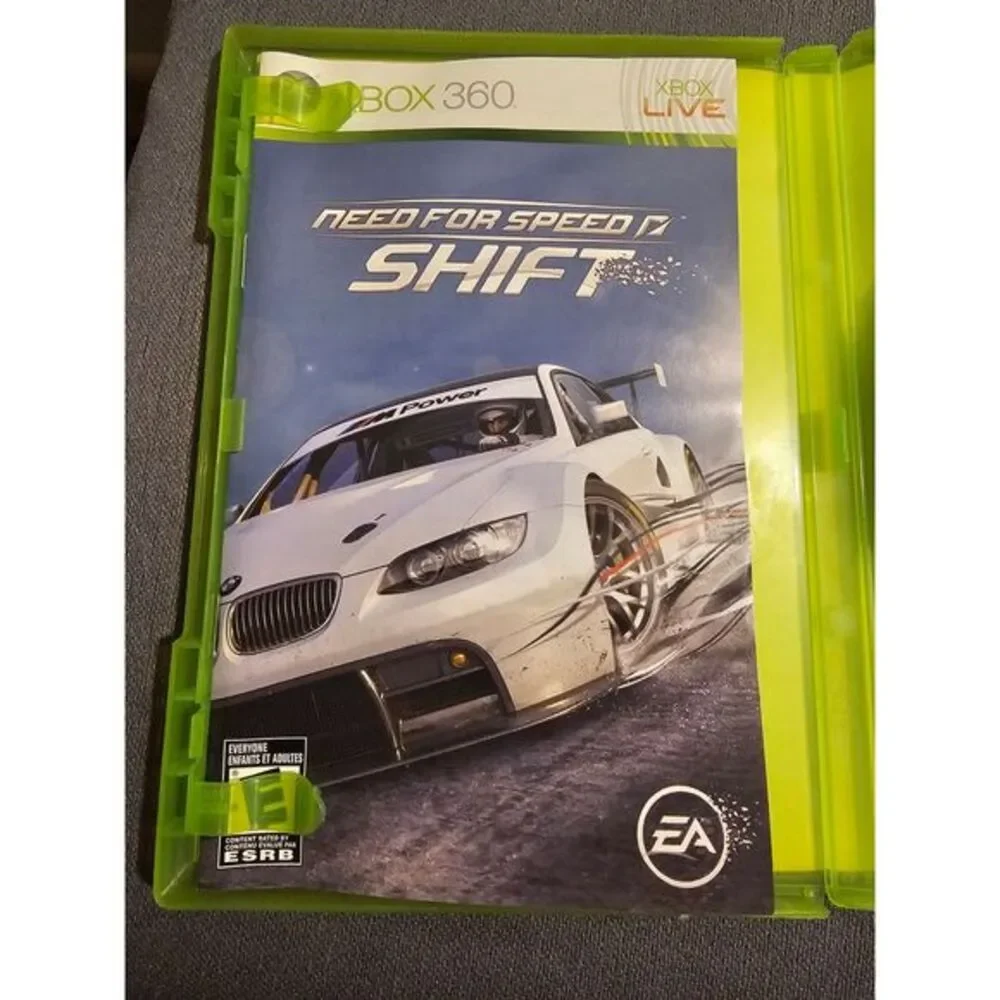 Need for Speed Shift Xbox 360‎ EA Games Racing BMW M3 Cover Art NTSC Complete